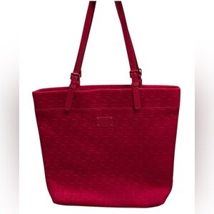 Michael Kors red Neoprene Tote bag Jet Set Neoprene